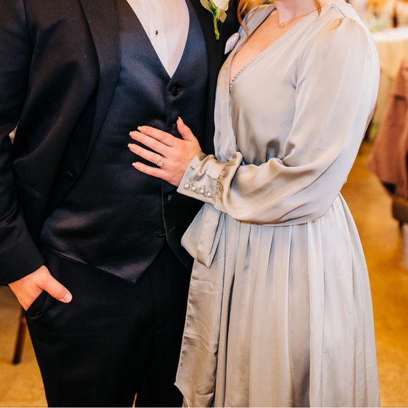 Baltic Born Jenna Maxi Satin Dress - Picture 4 of 6